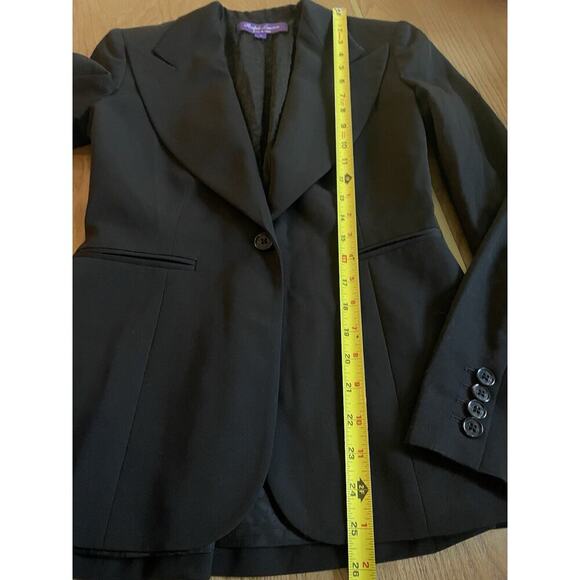 Ralph Lauren Collection Purple Label Meritta Wool Cashmere Jacket Blazer 2 Women - Picture 9 of 13